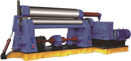 水平下調式（shì）三輥卷板機