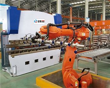 數控折彎機自動上下料機器人自動化生產線